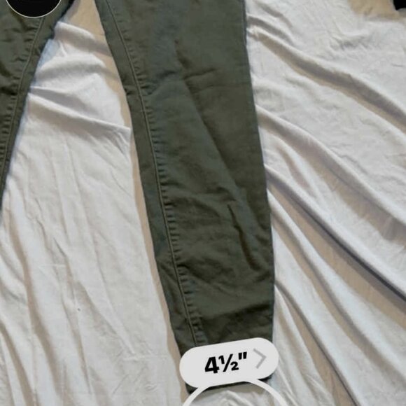 3 PAIRS Gap Skinny Stretch Cropped Khaki Pants - SIZE 8 (1 grey and 2 black) - Picture 10 of 12